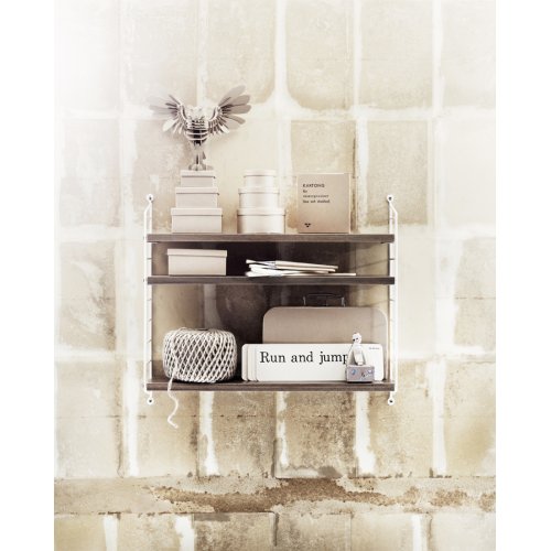 Etagère String Pocket - Noyer / Blanc